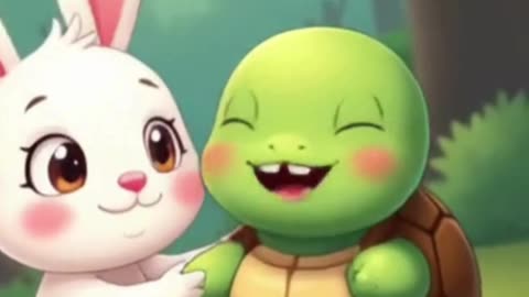 🧒🐇 **The Little Rabbit’s Kind Deed | Moral Cartoon for Kids** 🐢🌿