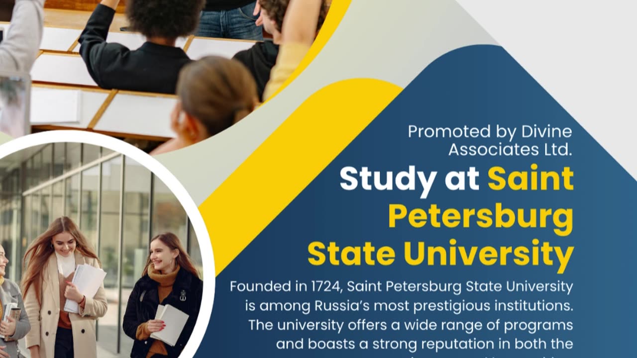 Study at Russia’s Top University – Apply to SPbU with Divine Associates Ltd