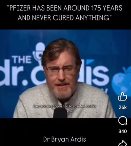 Pfizer has NEVER published a cure. So many lies.