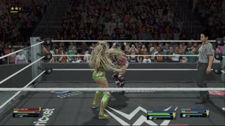 wwe 2k25 2 universe mode Handicap One on Two Tag