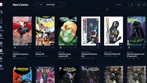 NEW COMIC BOOK RELEASES, SPECS & NEWS - January 1st, 2026