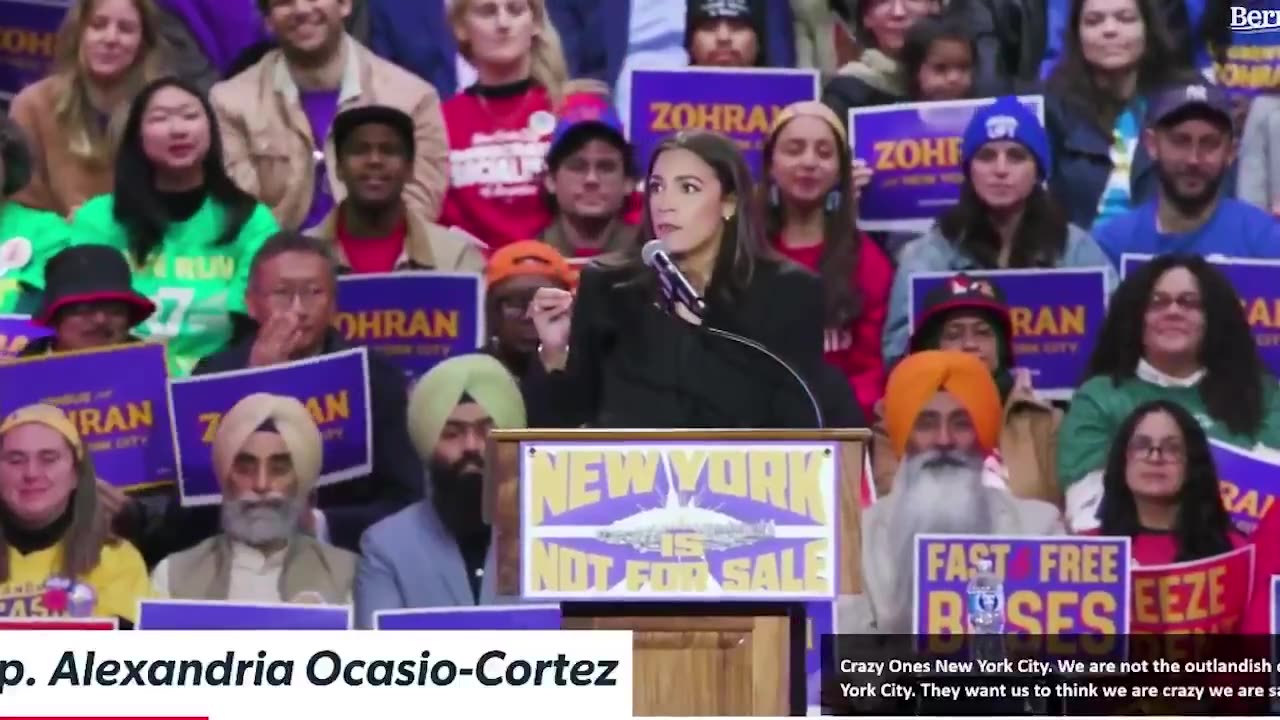 AOC: “We are not the crazy ones…. They want us to think we are crazy. We are sane.”