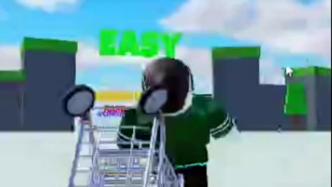 I'm riding a cart)) I did a front flip ahaha #roblox #funny #crazy #crash #flip