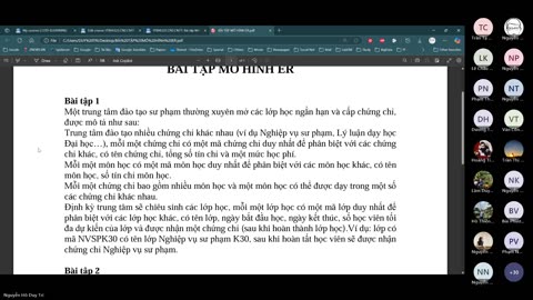 Cơ sở dữ liệu. Buổi 3. Mô hình thực thể mối kết hợp