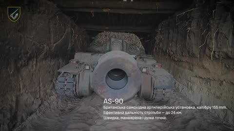 Incredible Footage from the Crew of Ukrainian AS-90 Heavy Gun