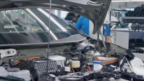 Production of the Volkswagen ID.3 electric car
