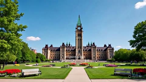 Ottawa's Parliament Hill-6-Tourist Attractions in Canada-Happy Canada Day