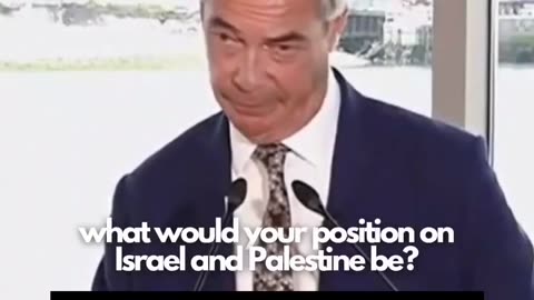 Nigel Farage denies Israel is committing genocide in Gaza