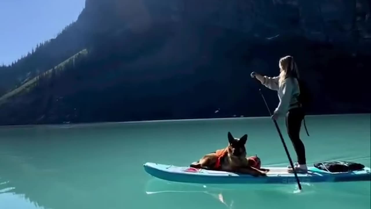 Lake Louise located in Banff National Park in Canada.