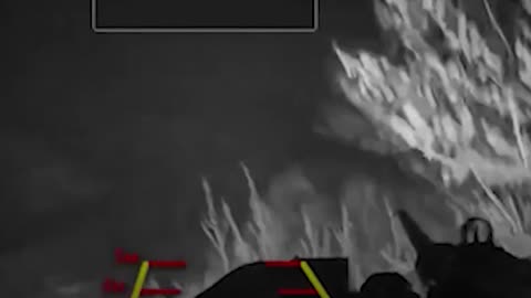 A Ukrainian robot destroyed a Russian armored vehicle, for the first time in history