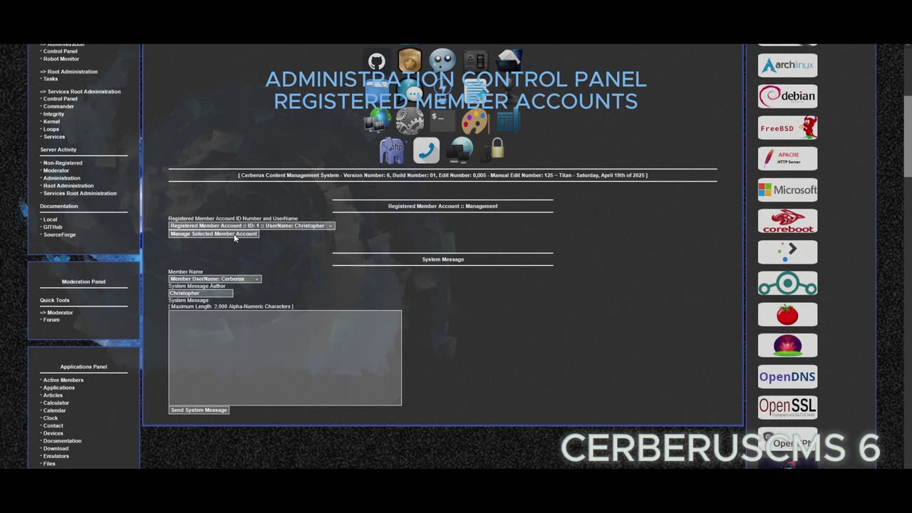[2025] CerberusCMS - 6 - SVD - Administration - Member Management - Video File Part - 01 OF 05