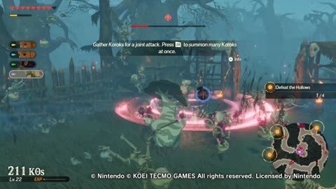 Hyrule Warriors Age Of Calamity Guerreros De Hyrule La Era De Calamidad Freeing The Korok Forest