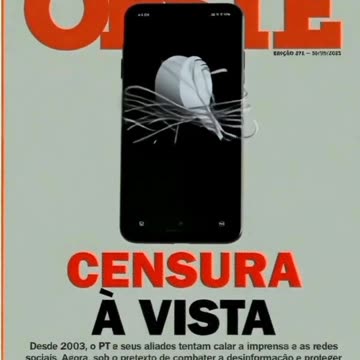 @GloboNews , @ptbrasil e @STF_oficial irão censurar as redes sociais no Brasil ! fonte: @revistaoeste
