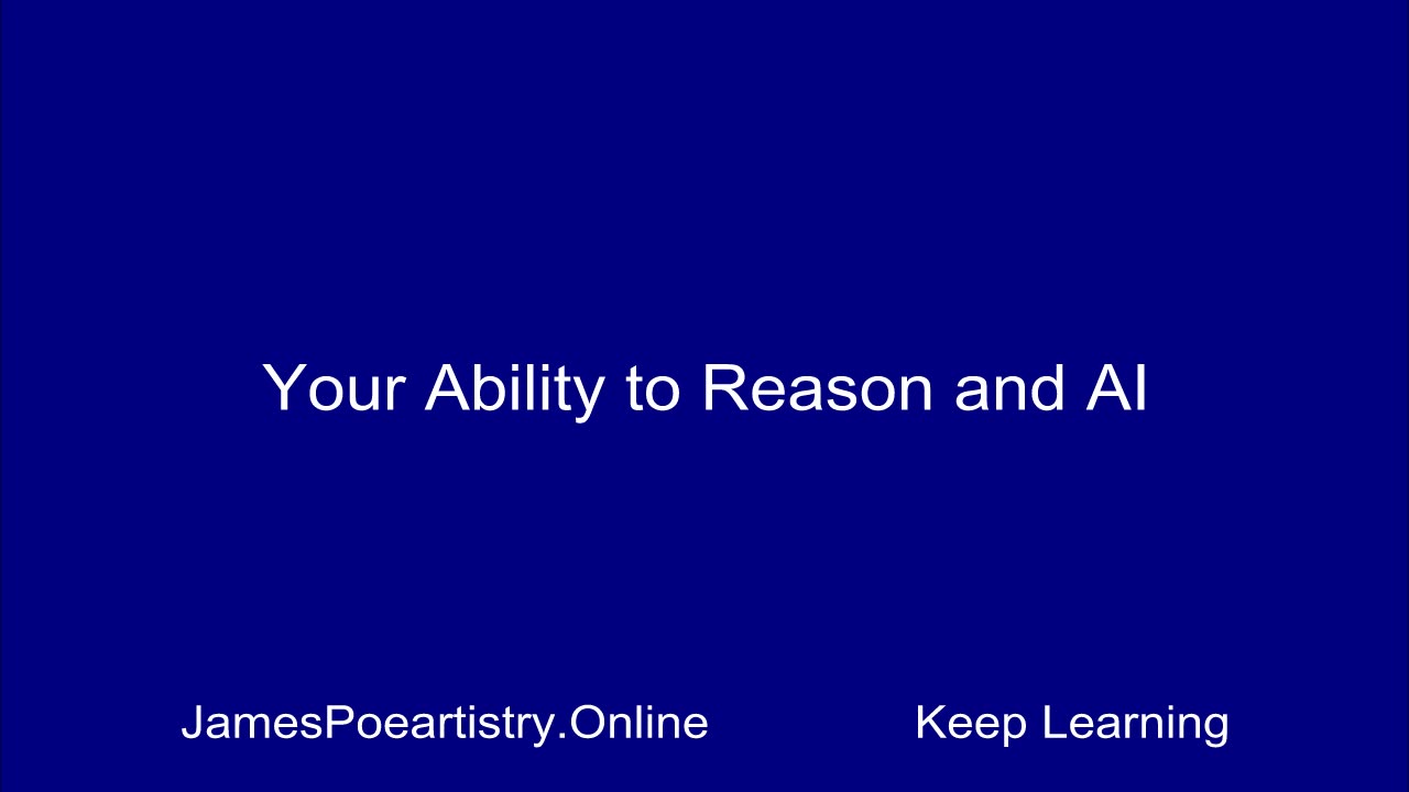 Your Ability to Reason AI