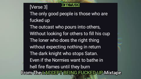 Being Fucked Up Is Good | (Song 4 of the I ACCEPT BEING FUCKED UP Mixtape)