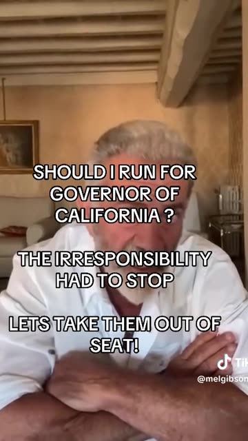 MEL FOR GOVERNOR OF CALIFORNIA ABSOLUTELY