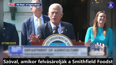 【HU】Peter Navarro: Az élelmiszerbiztonság nemzetbiztonság