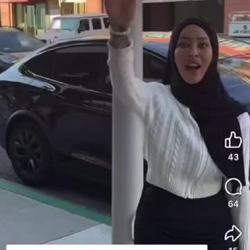 Liberal Muslim woman tell Jews Heil fucking Hitler, heil fucking Hitler” to their faces