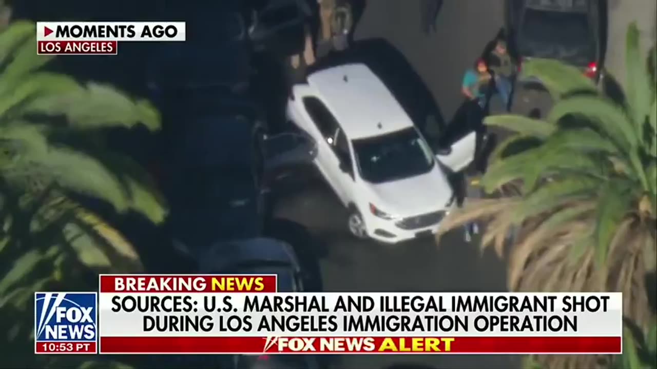 US Marshal has been SHOT during a Los Angeles immigration enforcement operation
