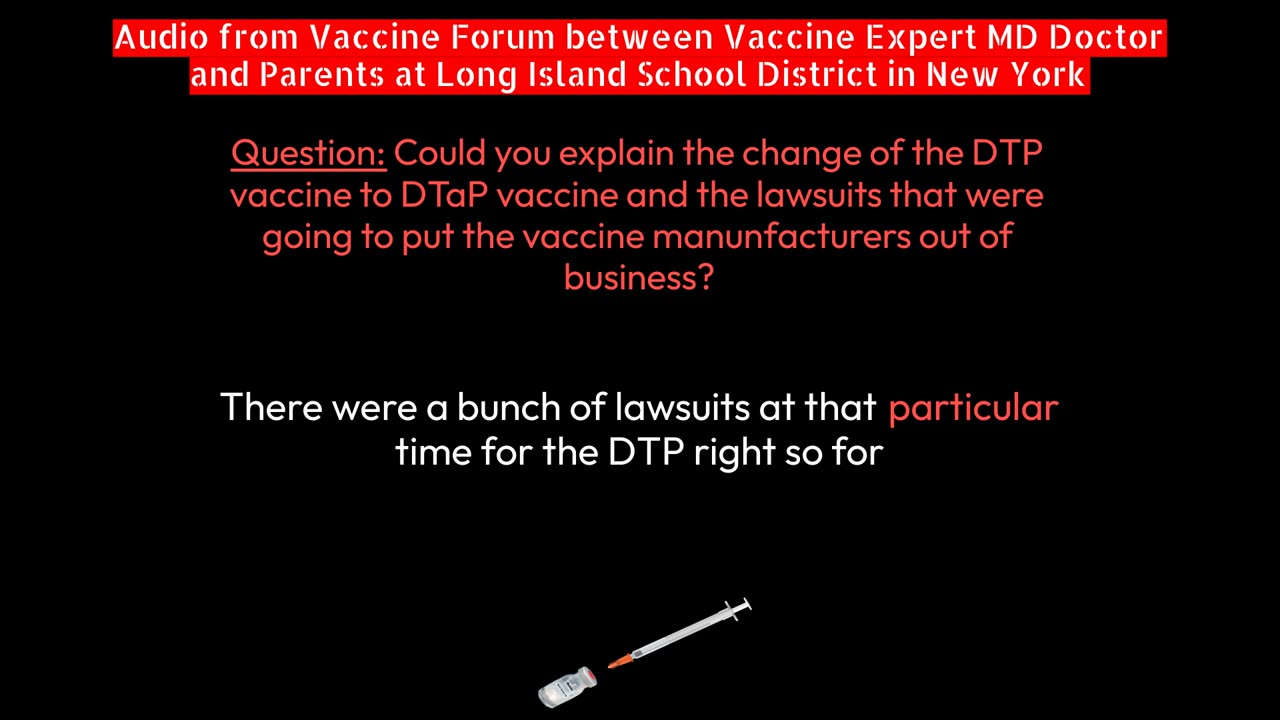 Q&A Series with MD Doctor: DTP Vaccine Serious Injuries Led to DTaP