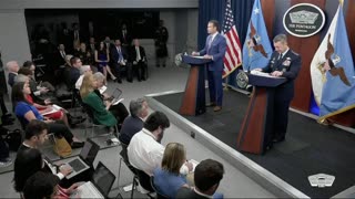 US defence chief Pete Hegseth and Chairman of the Joint Chiefs of Staff Dan Caine hold briefing at Pentagon - June 26, 2025