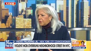 Violent mob overruns neighborhood street in NYC