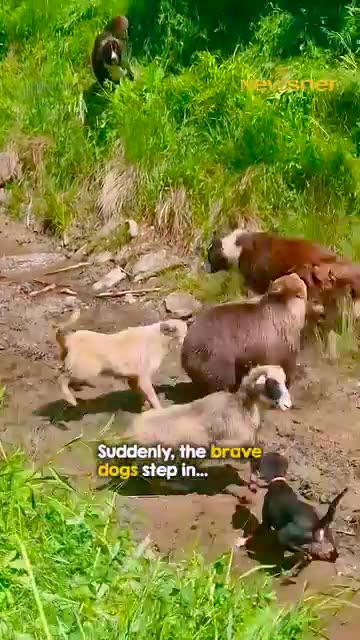 A shepherd hears loud noises coming from his flock...