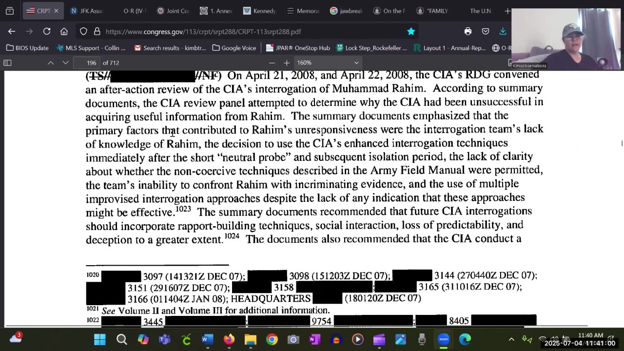 V 22 Senate Torture Report