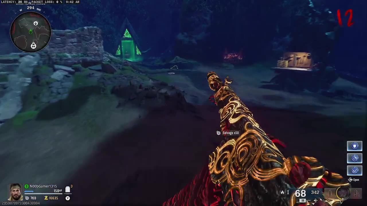 Call of Duty Black Ops 6 No Commentary Solo Round Based Zombies PvE Tomb 50th Game