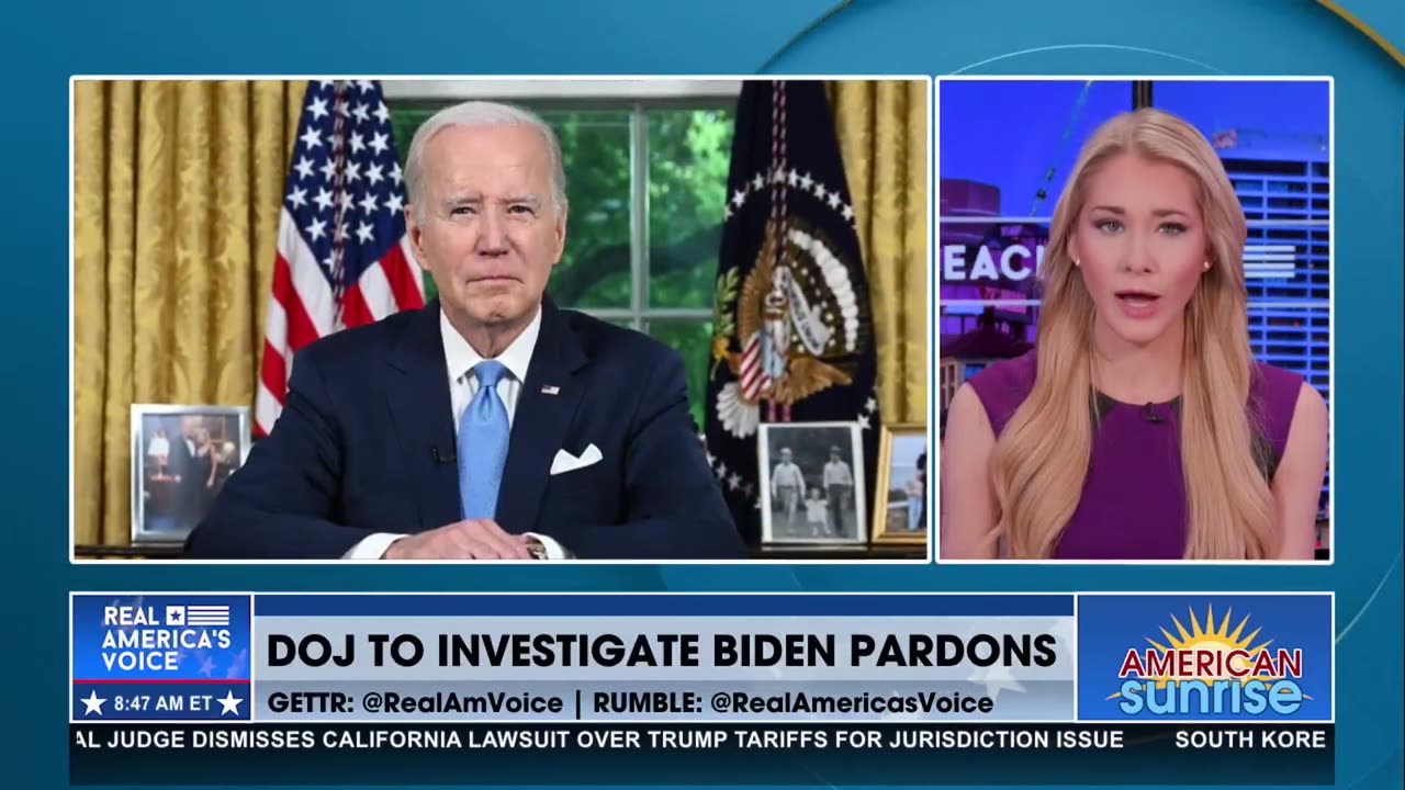 BREAKING: DOJ TO INVESTIGATE BIDEN PARDONS