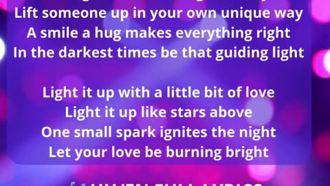✨ Let Love Light It All Up 💖