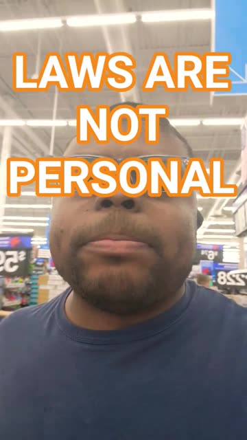 laws are not personal