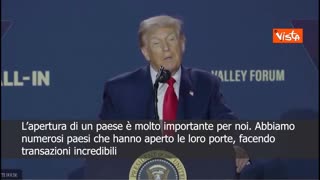 NOTIZIE DAL MONDO Dazi,Trump:Con UE in corso negoziati,se apre a imprese americane tariffe più basse al 15% per le merci UE importate negli USA