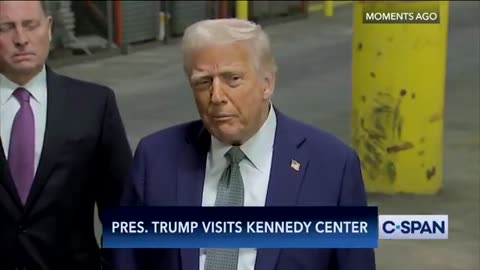 POTUS at the Kennedy Center: "We're here to have our first board meeting... it's in...