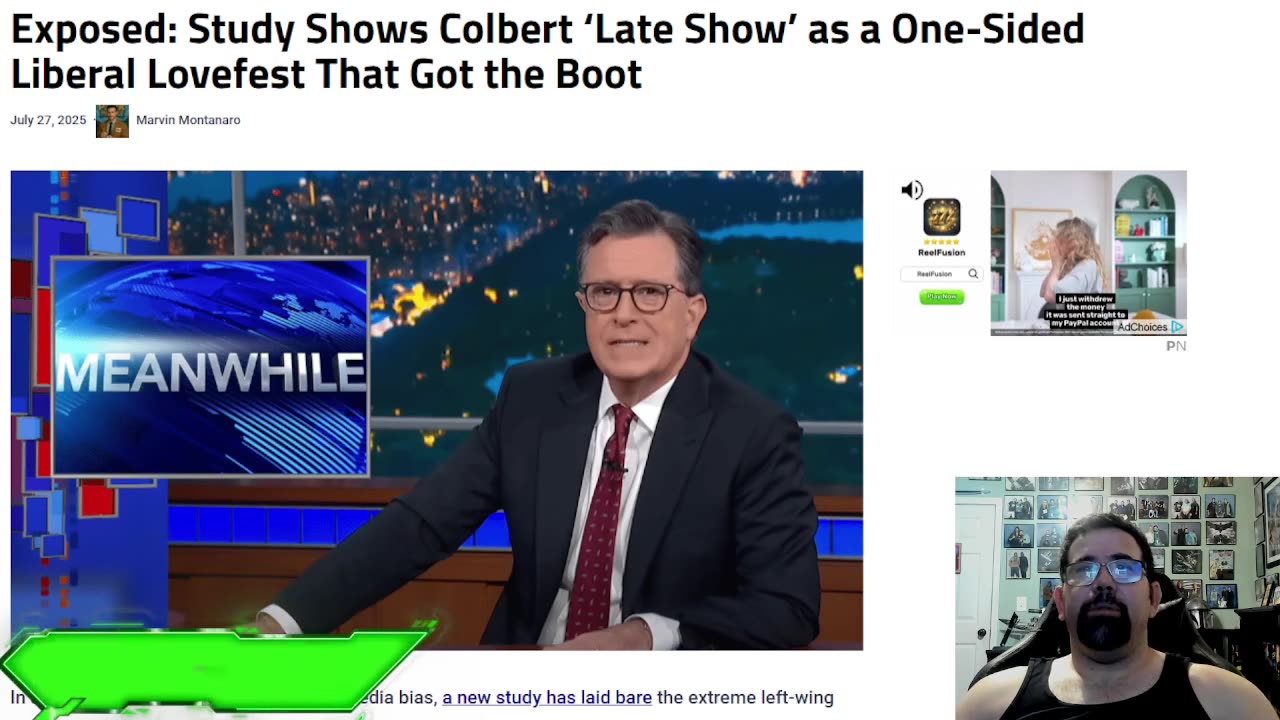 Stephen Colbert Show Representing Liberal For His Show