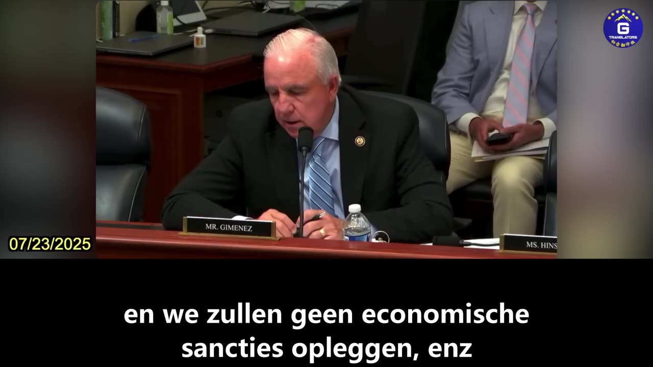 【NL】Afgevaardigde Carlos Gimenez roept op tot ontkoppeling met China