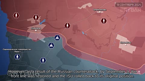 🇷🇺 🏹 🎣 Rybar’s Analysis: Fighting near Glubokoye and Advances in Volchansk