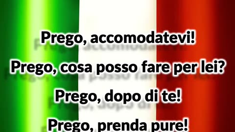 🇮🇹 'PREGO' en italiano: ¡NO solo significa 'DE NADA'! 😲 (Usos que NO te imaginas)