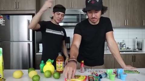 The World''s MOST SOUR Candy.. (No Reaction Challenge)_part1