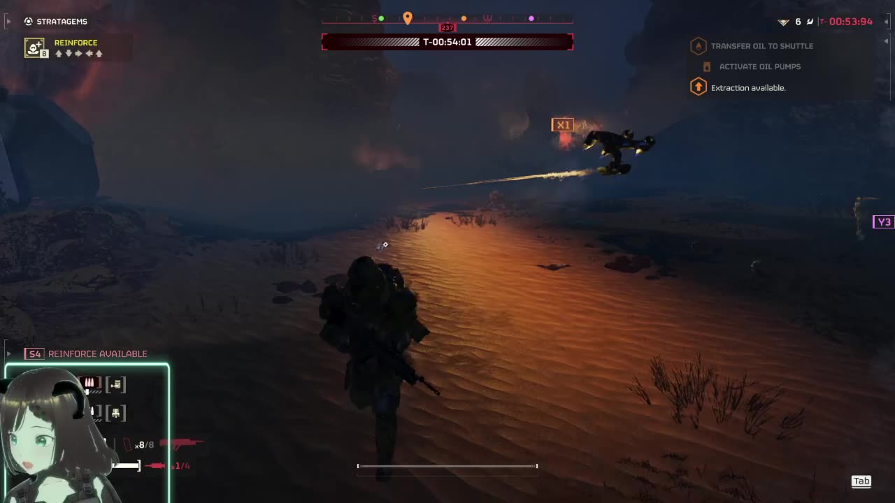DARKEST HELL BaBa Clutch Extraction #helldivers2 #vtuber #gamergirl