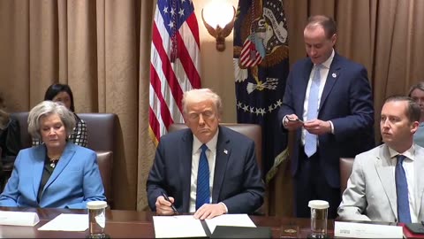 🚨NEW: Trump signs the farthest reaching Executive Order taken in the history of...