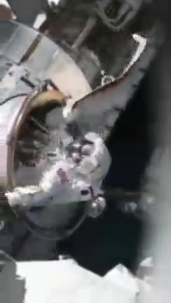 A Floppy Door on the International Space Station