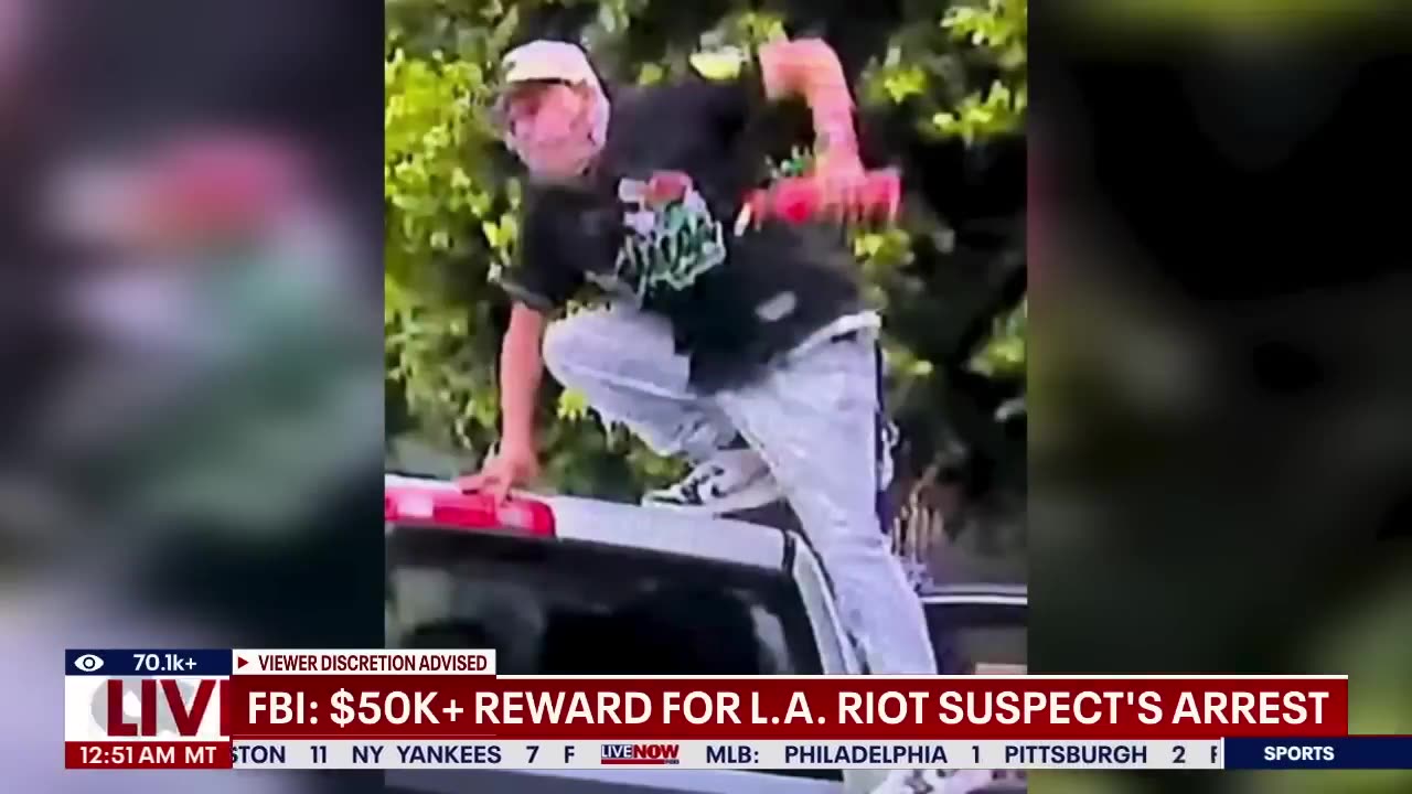 LA protests: $50K reward for anti-ICE riot suspect