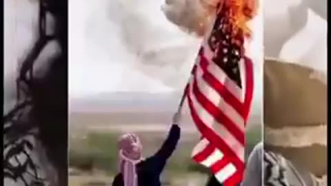 Liberal saying “Burning the American flag isn't enough"