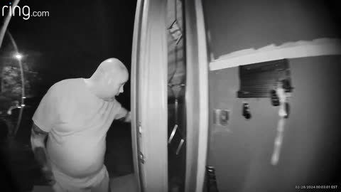 Front Door Suddenly Starts Closing On Husband