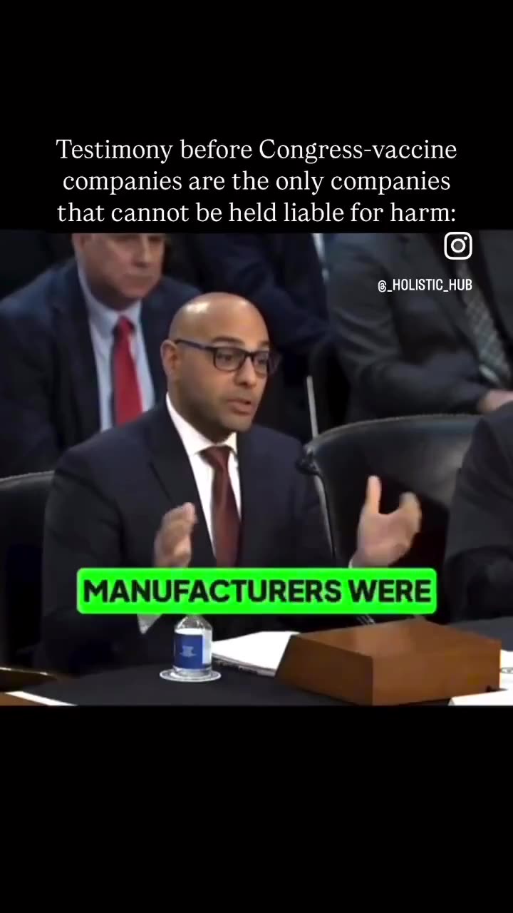 Take away vaccine manufacturers immunity & most 💉vaccines will not stand