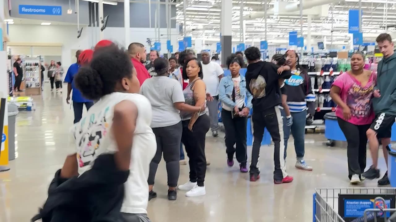 Family Fights Walmart Employee