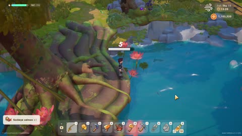 Pesca reflexiva con música relajante - Coral Island