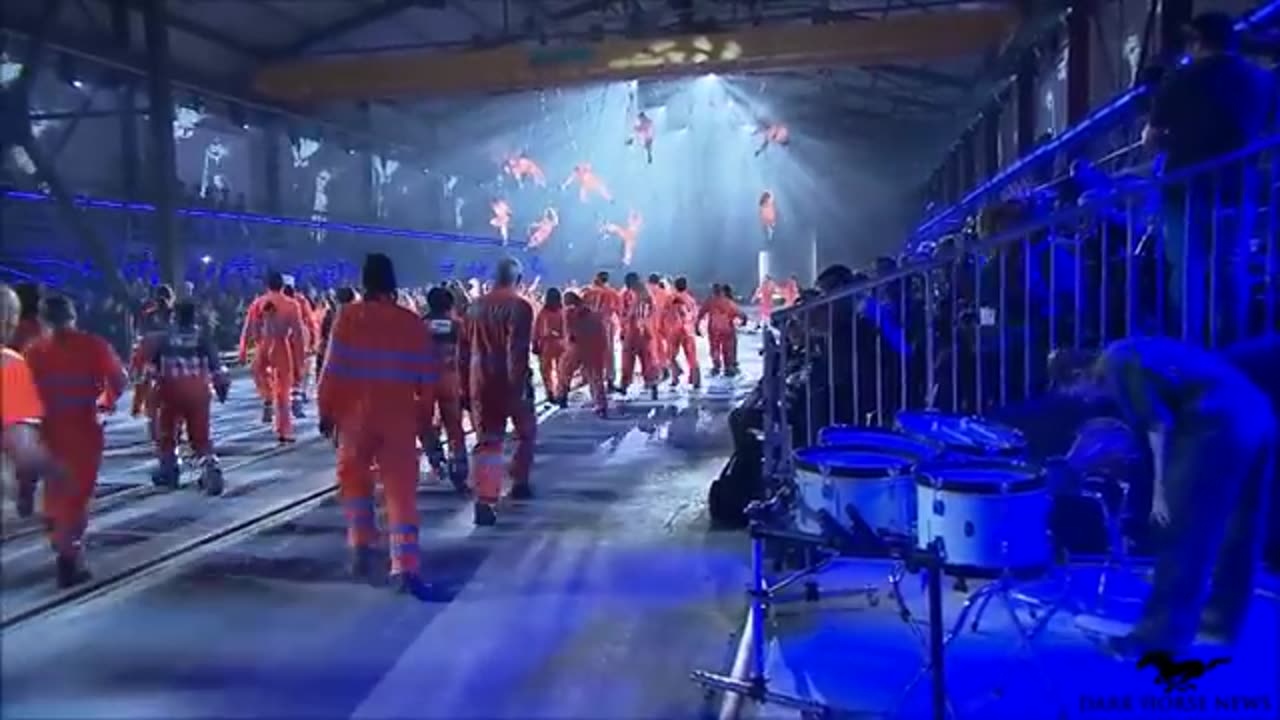 Opening of Gothard Base Tunnel Switzerland 2016. What in the name of symbology is this?
