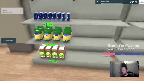 Supermarket Simulator - WinWithAndrew #businessowner #couplegamers